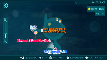 Pikmin 4 - Sweet Stumble-Not Map Location