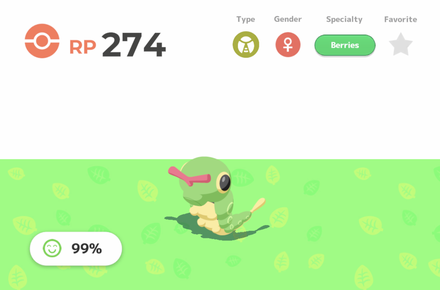 Pokemon Sleep - Caterpie Berries Specialty