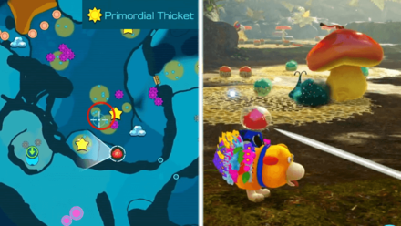 Pikmin 4 - Puffstool is Located at Primordial Thicket