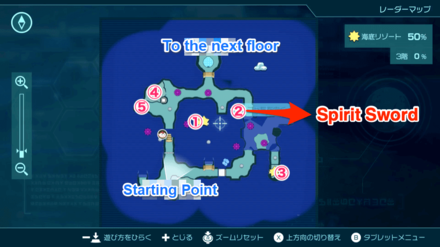Pikmin 4 - Spirit Sword Map Location
