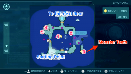 Pikmin 4 - Monster Teeth Map Location