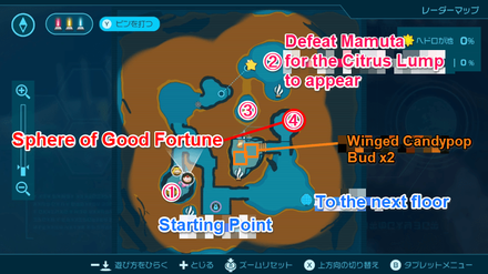 Pikmin 4 - Sphere of Good Fortune Map Location