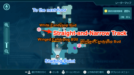 Pikmin 4 - Straight-and-Narrow Track Map Location