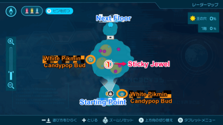 Pikmin 4 - Sticky Jewel Map Location