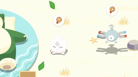 Pokemon Sleep - Pokemon with Magnifying Glass Icon