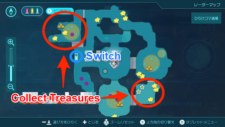 Pikmin 4 - Toggle Training - Collect Treasures in the Northwest and Southeast Room
