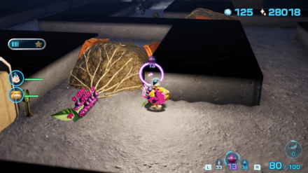 Pikmin 4 -Use Purple Pikmin to Pull the Flower Pot