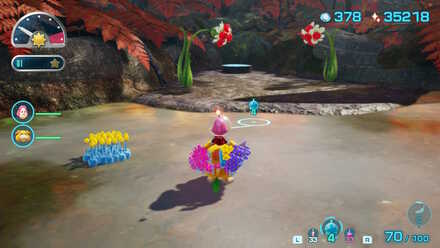 Pikmin 4 - Cave for a King in-game view