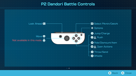 Pikmin 4 - Versus Mode Joy-con Controls