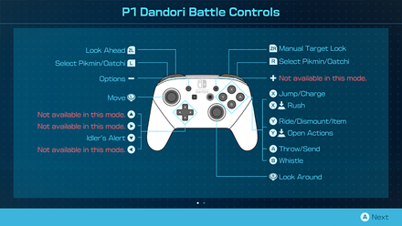 Pikmin 4 - Versus Mode Two-Handed Controls