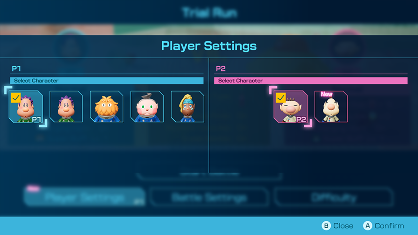 Pikmin 4 - Versus Mode Player Settings