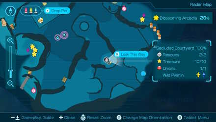 Pikmin 4 - Secluded Courtyard