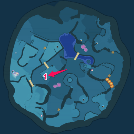 Pikmin 4 - Blossoming Arcadia Dandori Battle Map