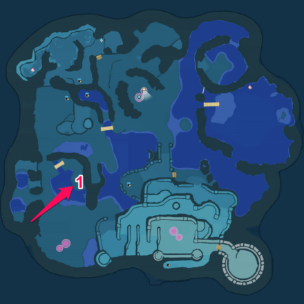 Pikmin 4 - Serene Shores Dandori Battle Map