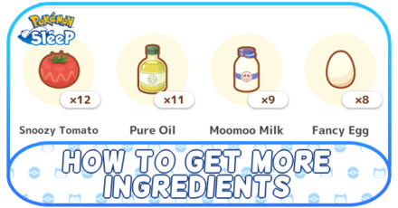 Pokemon Sleep - How to Get More Ingredients
