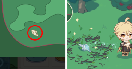 Genshin Impact Conch Reminiscences Web Event and Puzzle Guide - Hyakuin of Blossoming Mirage - Echoing 1