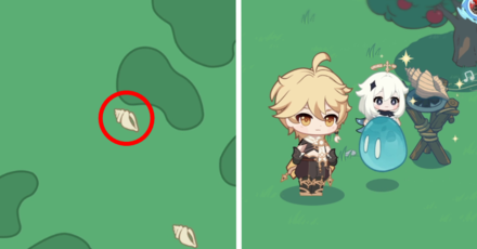 Genshin Impact Conch Reminiscences Web Event and Puzzle Guide - Blaze Lilies - Echoing 2