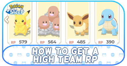 Pokemon Sleep - How to Get a High Team RP