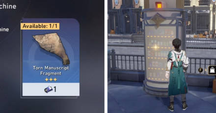 Honkai Star Rail - Buy the Torn Manuscript Fragment