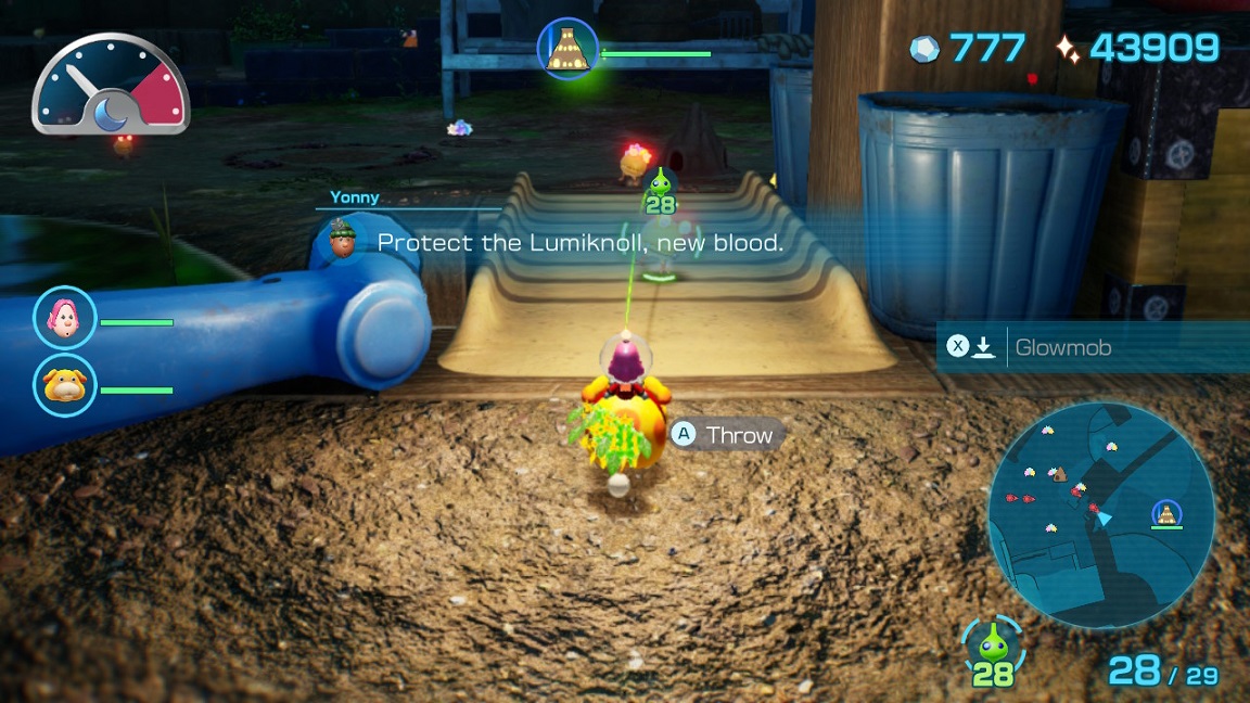 Pikmin 4 - ambushing enemies at the bridge