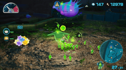 Pikmin 4 - Use Glowmob to Stun Enemies