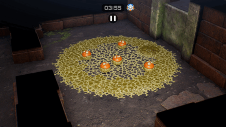 1st Trial - Use Ice Pikmin to Remove the Mold