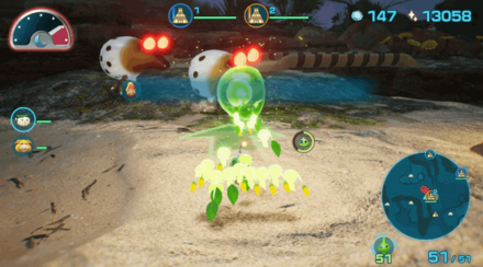 Pikmin 4 - Use Glowmob to Stun Enemies