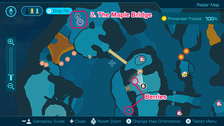 Pikmin 4 - Primordial Thicket Red Berries Map