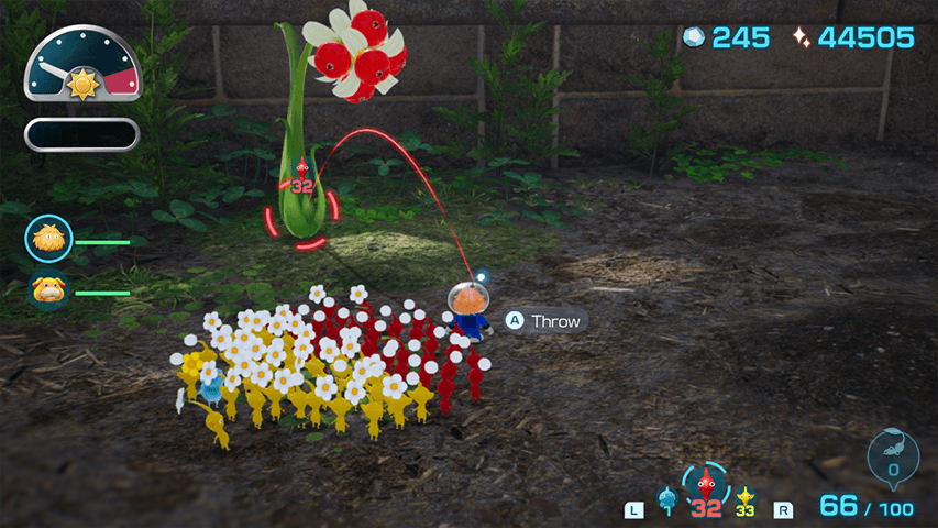 Pikmin 4 - Gather Ultra-Spicy Berries from Burgeoning Spiderwort