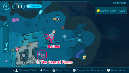 Pikmin 4 - Giants Hearth Red Berries Map