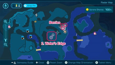 Pikmin 4 - Serene Shores Red Berries Map