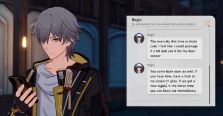 Honkai Star Rail - Regin Day 4 Message