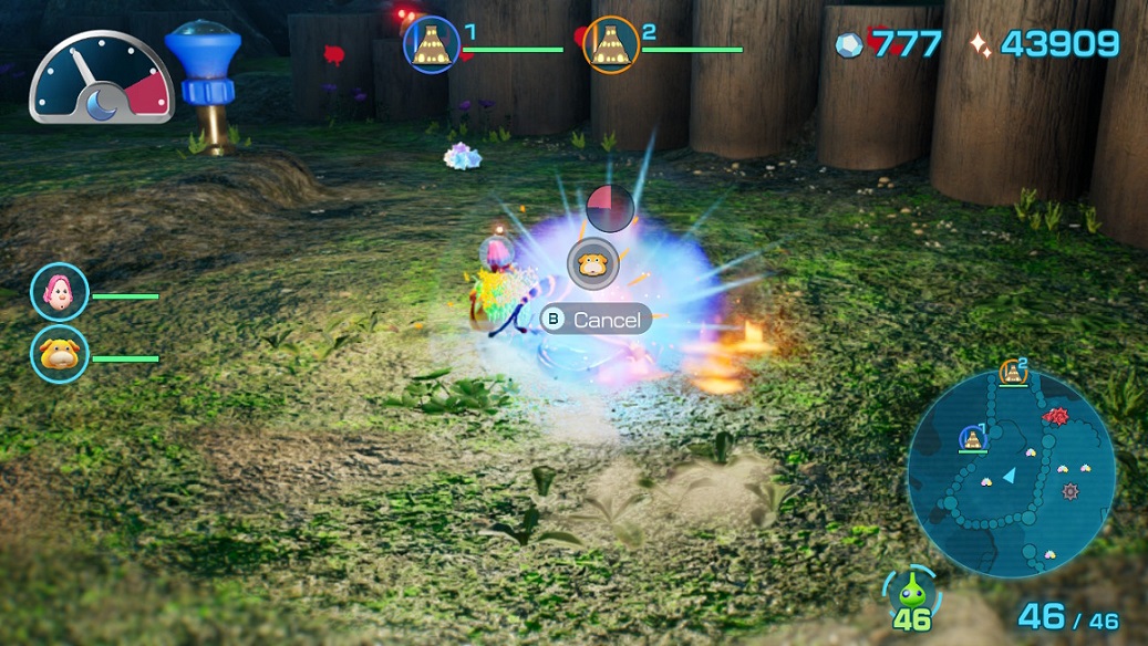 Pikmin 4 - Oatchi Rushing through a slooch