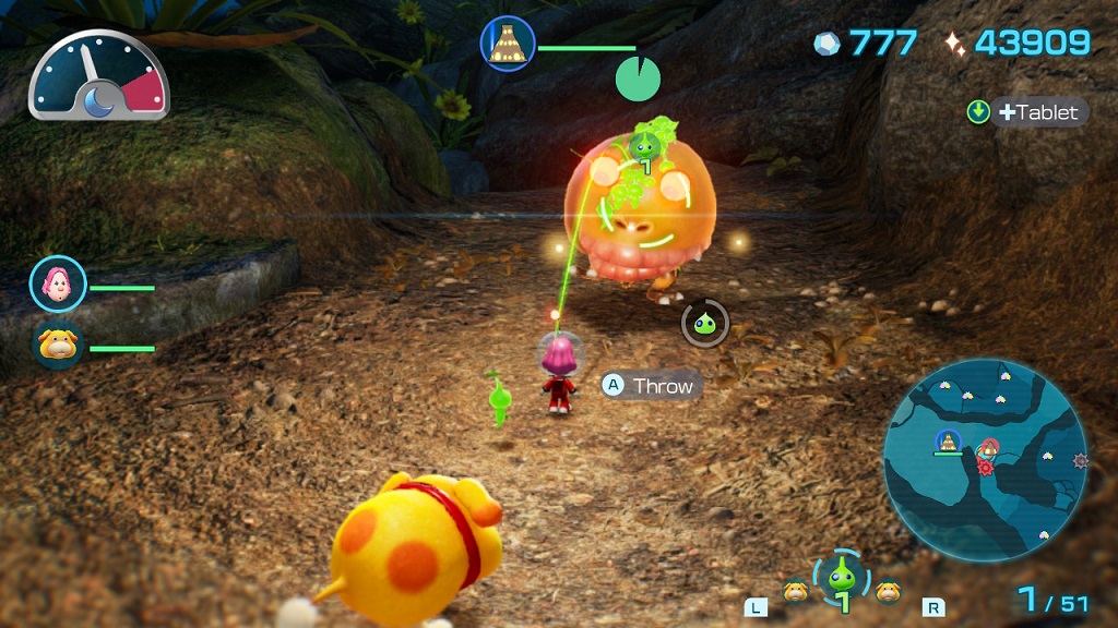 Pikmin 4 - Glowmobbing a Spotty Bulbear