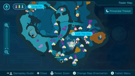 Pikmin 4 - Autumnal Gully Map