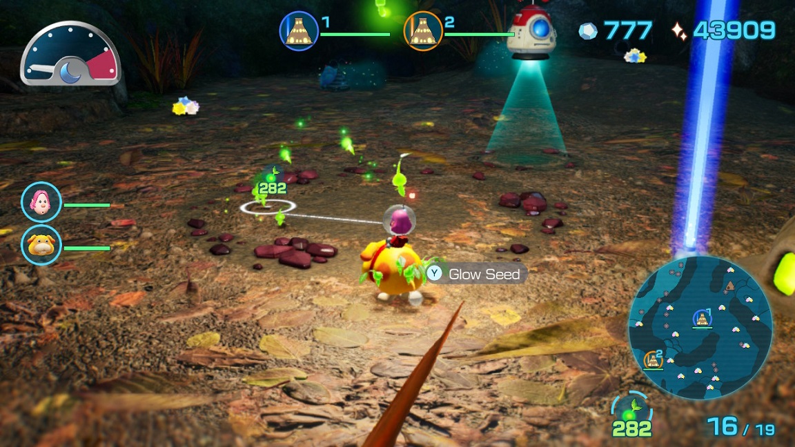 Pikmin 4 - using Glow Seeds to produce Glow Pikmin
