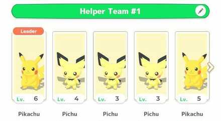 Pokemon Sleep - Pikachu Candy Team
