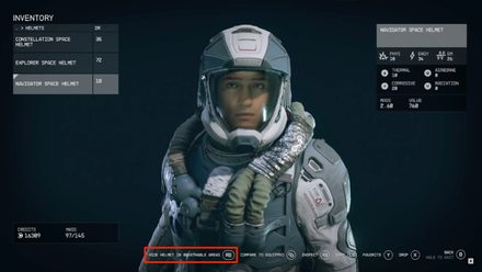 Starfield - Hide Helmet Transmog