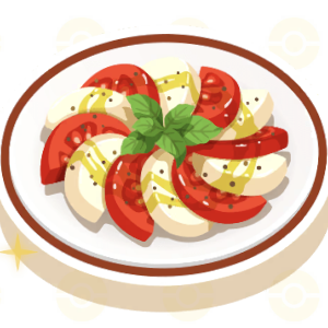 Pokemon Sleep - Moomoo Caprese Salad