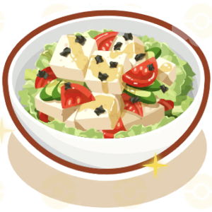 Pokemon Sleep - “Water Veil” Tofu Salad