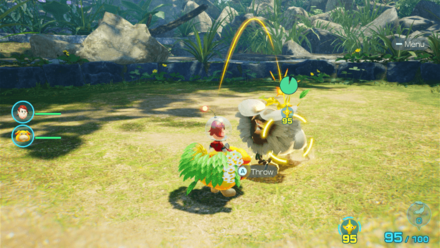 Pikmin 4 - Bearded Ampart Defeat with Yellow Pikmin