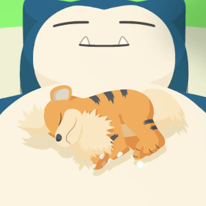 Pokemon Sleep - Atop-Belly Sleep