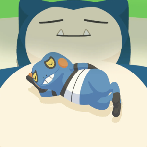Pokemon Sleep - Atop-Belly Sleep