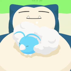 Pokemon Sleep - Atop-Belly Sleep