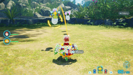 Pikmin 4 - Honeywisp Break Egg with Pikmin
