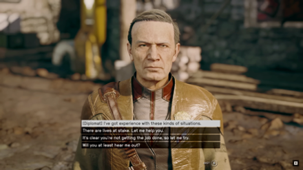 Starfield - Persuasion Dialogue Options