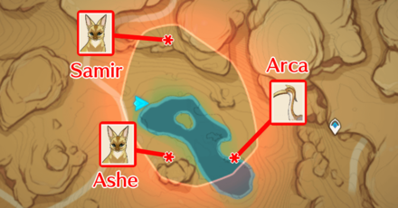 Genshin - Shared Sight Part 2 Map Animal Locations