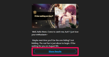 Honkai Star Rail - Catch Kafka Result