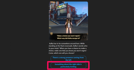 Honkai Star Rail - Catch Kafka Option 5