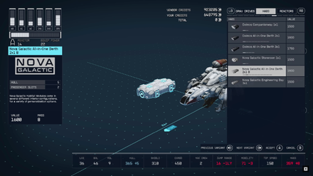 Starfield - Spaceship and Parts Value